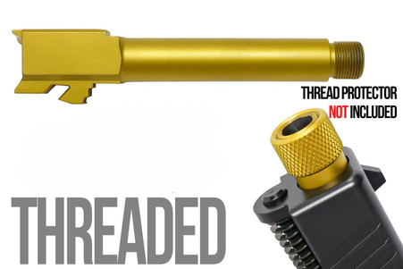 Combat Armory Barrel Fits Ruger RXM 9mm Match Grade Barrel Threaded in Gold — image 2