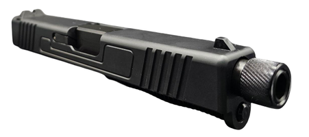 Combat Armory Slide Fits Glock 19 Gen3 Fully Assembled Radius in Black Nitride Threaded
