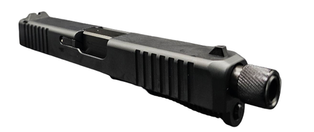 Combat Armory Slide Fits Glock 19 Gen3 Fully Assembled Tapered Nose Black Nitride Threaded