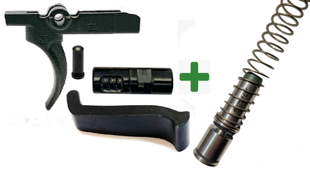 Flash Combo Super Safety & Odin AR15 Buffer Curved Face Trigger Kit D2 Steel – Active Reset Trigger For AR-15 — image 2