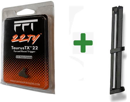 Freedom Finger Triggers 22TY - TaurusTX™ 22  TX22 (Stainless Steel) Active Reset Device & 34 Round TX22 Promag Magazine Combo — image 2