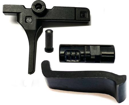 Super Safety Straight FLAT Face Trigger Kit D2 Steel – Active Reset Trigger For AR-15
